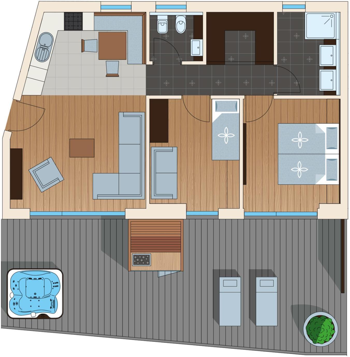 Apartments Aois 4 Elements Suits Ла-Валле Екстер'єр фото